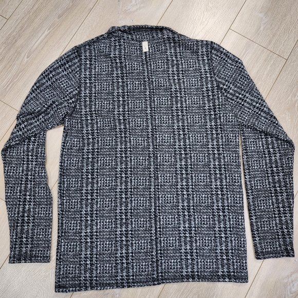 Prevu Houndstooth Zip Polo Shirt size L - Picture 2 of 11